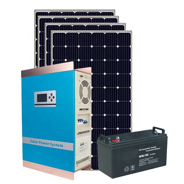 système de production d'énergie solaire à panneaux solaires
