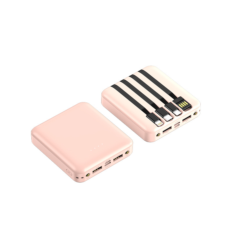 2022 Tendance Produit Fast Charge Powerbank 2000 Mah Battery Bank Avec Câbles Amazon Best Sellers Power Bank