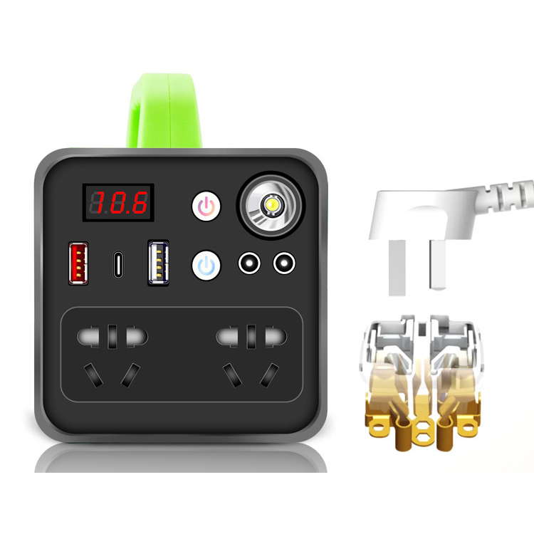 Centrale électrique mobile portative de grande capacité de l'alimentation d'énergie de stockage d'énergie extérieure 350w