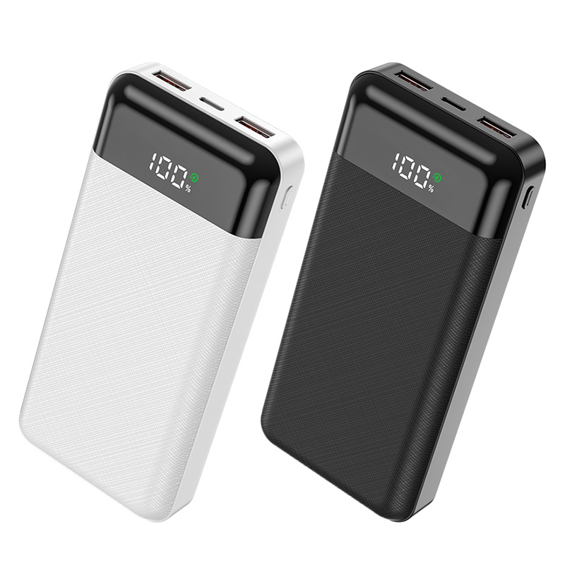 Banque d'alimentation numérique à charge rapide Pd18w portable 20000mah, chargeur mobile 